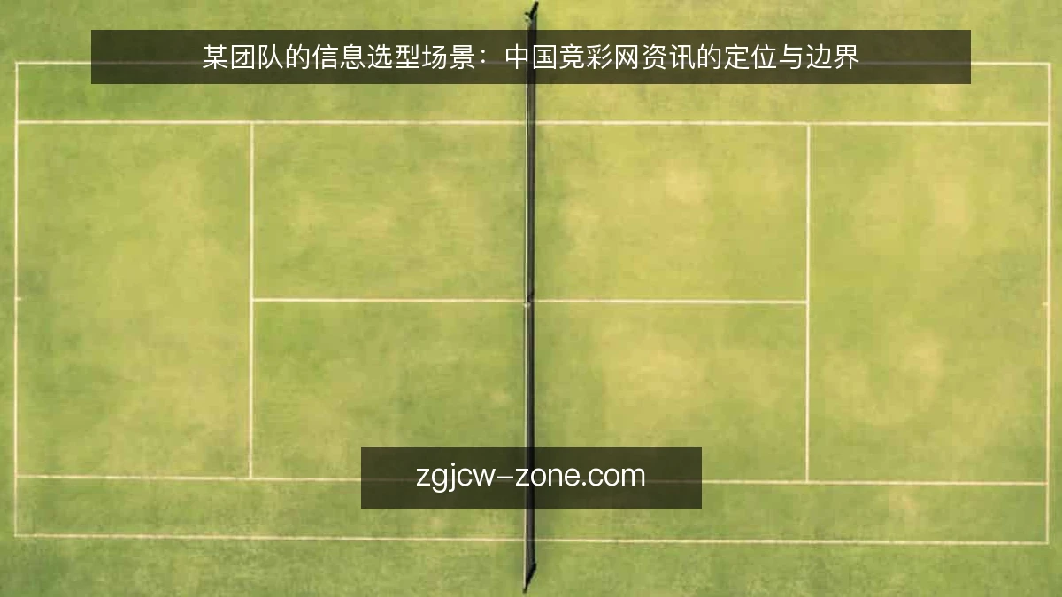某团队的信息选型场景：中国竞彩网资讯的定位与边界